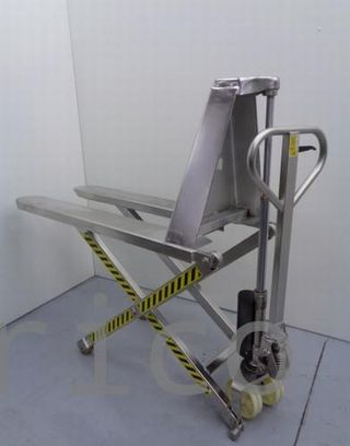 Transpaleta Tijera Inoxidable - 1000 Kg