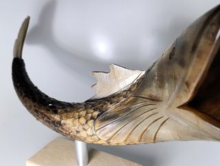 Scultura vintage Carpa anni '50