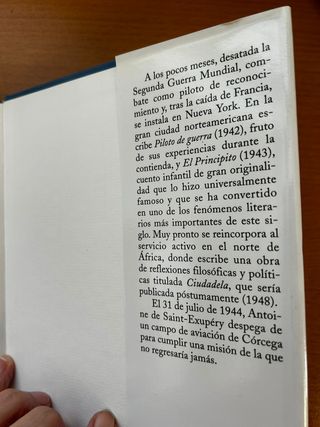 Libro. El Principito