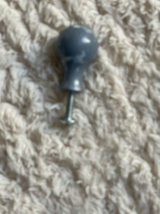 5 Tiradores Ikea Kosing Metal Plateado