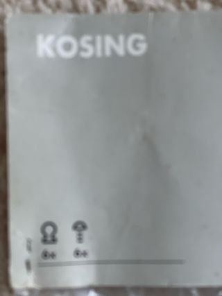 5 Tiradores Ikea Kosing Metal Plateado