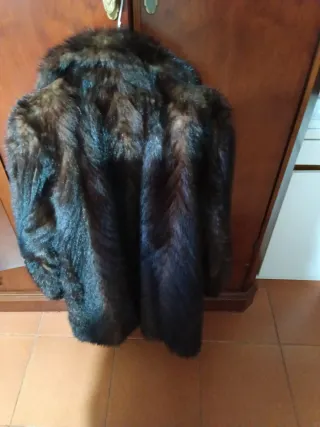 Chaqueta visón sintético