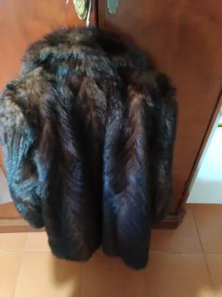 Chaqueta visón sintético