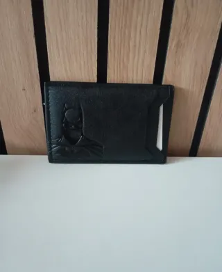 Cartera Tarjetero Batman Negra