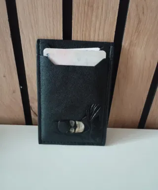 Cartera Tarjetero Batman Negra