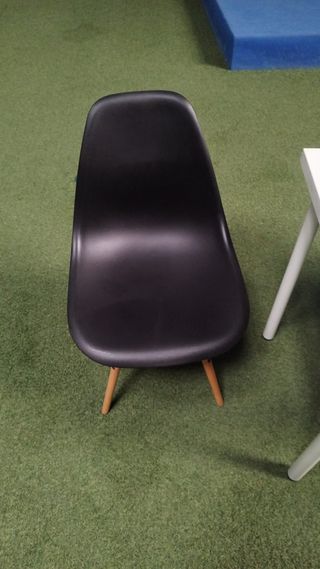 Silla Diseño Nórdico Negra