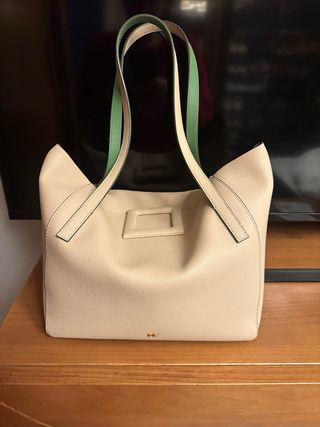 Bolso Purificación García Beige