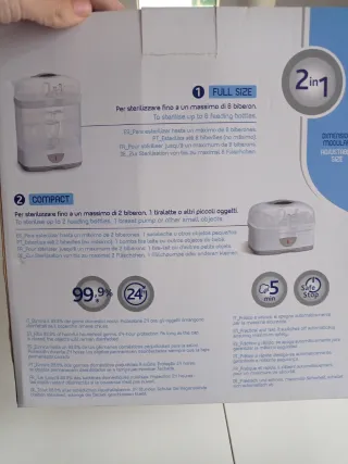 Sterilizzatore Chicco SterilNatural 2in1