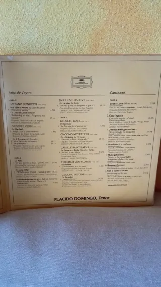 Vinilo Plácido Domingo - Una Voz Por El Mundo