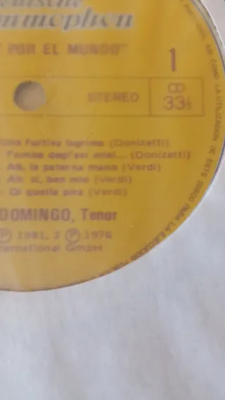 Vinilo Plácido Domingo - Una Voz Por El Mundo