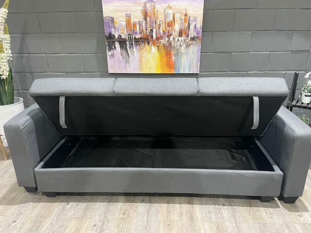 SOFA CAMA CON AMPLIO ARCON