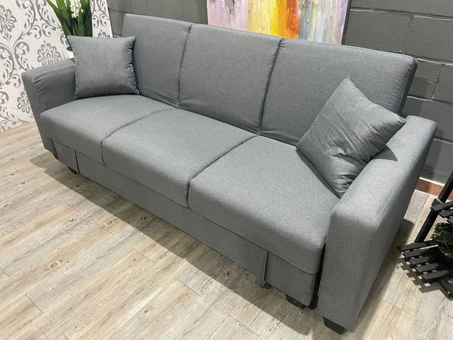 SOFA CAMA CON AMPLIO ARCON