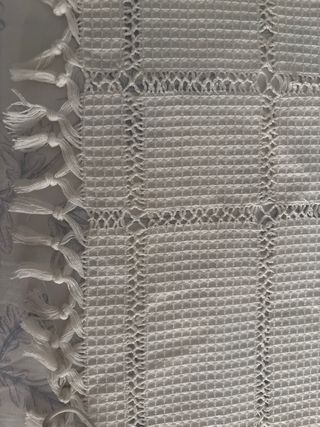 Bando de cortina con flecos calados