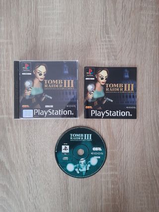 Tomb Raider III Adventures of Lara Croft PSX ESP