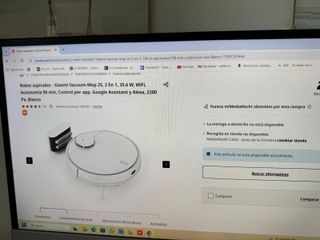 Robot Aspirador Blanco