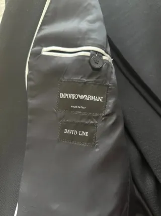 Traje Giorgio Armani Negro Talla 56