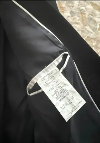 Traje Giorgio Armani Negro Talla 56