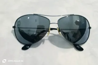 Occhiali da sole Ray-Ban Aviator neri/grigi
