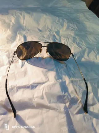 Occhiali da sole Ray-Ban Aviator neri/grigi