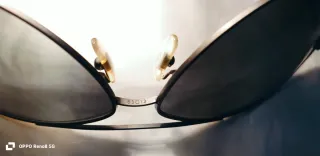 Occhiali da sole Ray-Ban Aviator neri/grigi