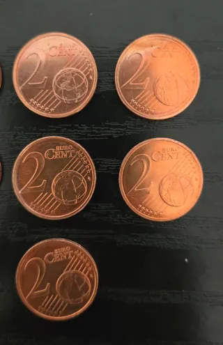 Set Monete 2 Centesimi Euro Francia 1999