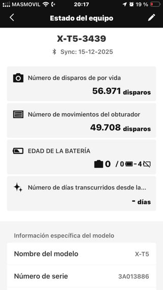 Fujifilm X-T5 Cámara Plata