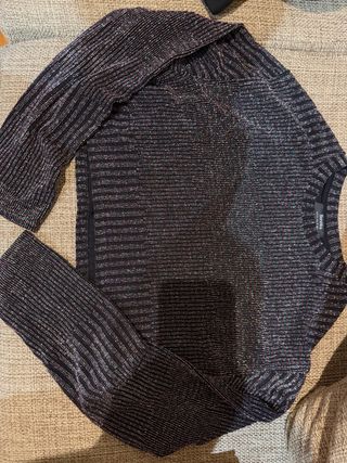 Camiseta Bershka corta M multicolor