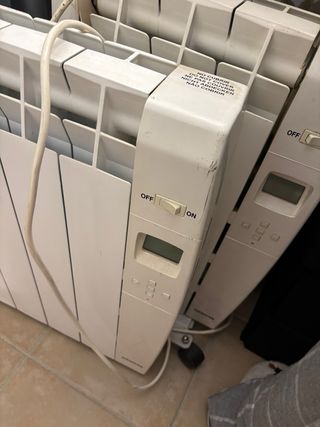 Radiador Eléctrico Siemens Blanco Calor azul