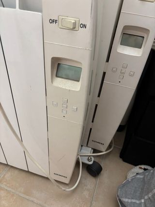 Radiador Eléctrico Siemens Blanco Calor azul