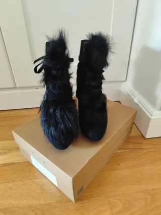 Botines Unisa pelo negro