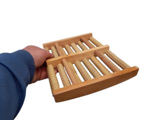 Massaggiatore Piedi Legno Rullo
