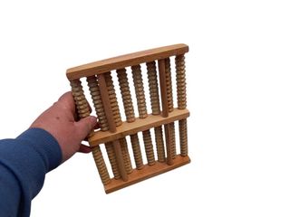 Massaggiatore Piedi Legno Rullo