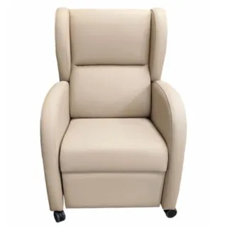 Sillón reclinable manual beige