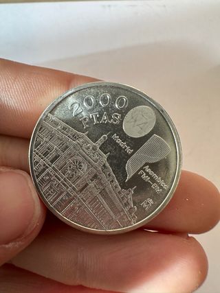 Lote de 2000 pesetas de plata