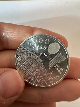 Lote de 2000 pesetas de plata