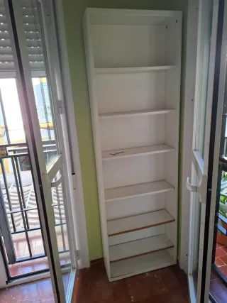 2 Estanterías Blancas Madera 60 y 70cm