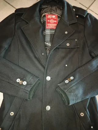Cappotto Jack & Jones Uomo Nero Taglia 48