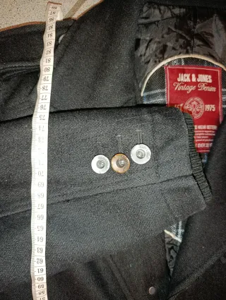 Cappotto Jack & Jones Uomo Nero Taglia 48