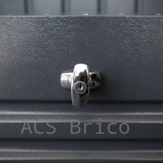 Baúl Arcón Metálico Antracita - 135x67x69 cm - Trimetals