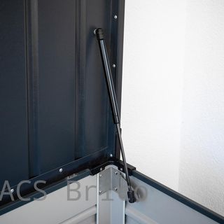 Baúl Arcón Metálico Antracita - 135x67x69 cm - Trimetals