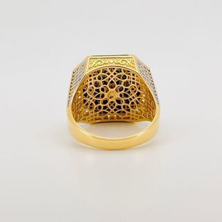 SELLO OCTOGONAL MEDUSA Y ONIX