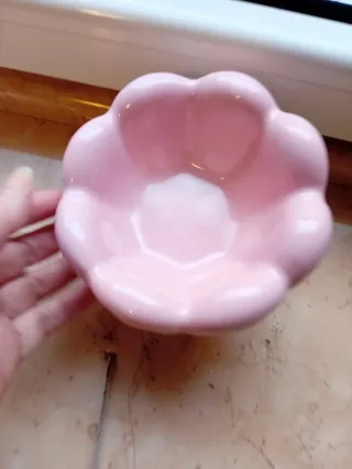 Ciotola cane gatto fiore rosau