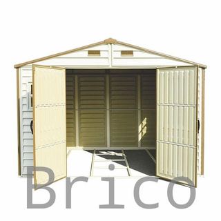 Caseta PVC Woodside 239x324x233 cm - Duramax