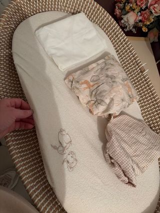 Cuco cambiador mimbre