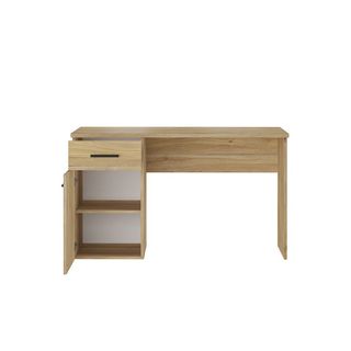 Escritorio de madera y metal