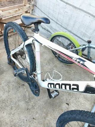 Bicicleta de Montaña Moma GTT 2.0 Blanca