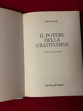 Il potere della gratitudine