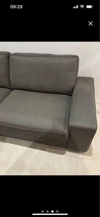 Capa Sofá IKEA KIVIK Cinza acastanhado