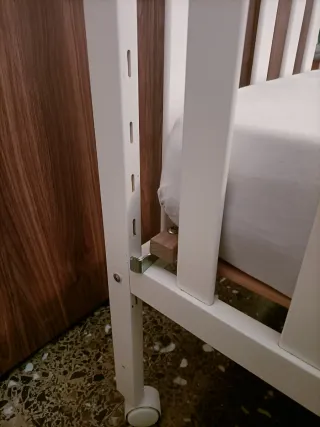 Cuna bebé blanca 0-3 años