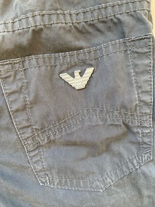 Pantalones Chinos Emporio Armani Gris Oscuro